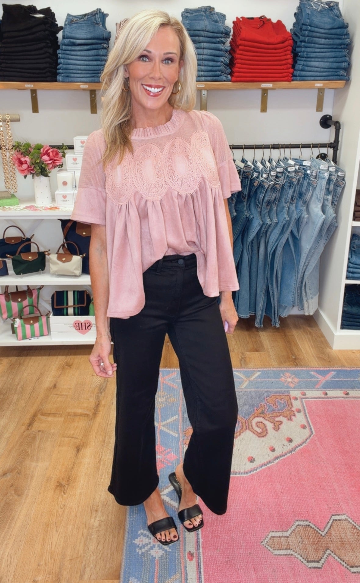 Delicate Details Top (blush)