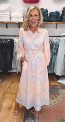 Palm Royale Dress (blue)