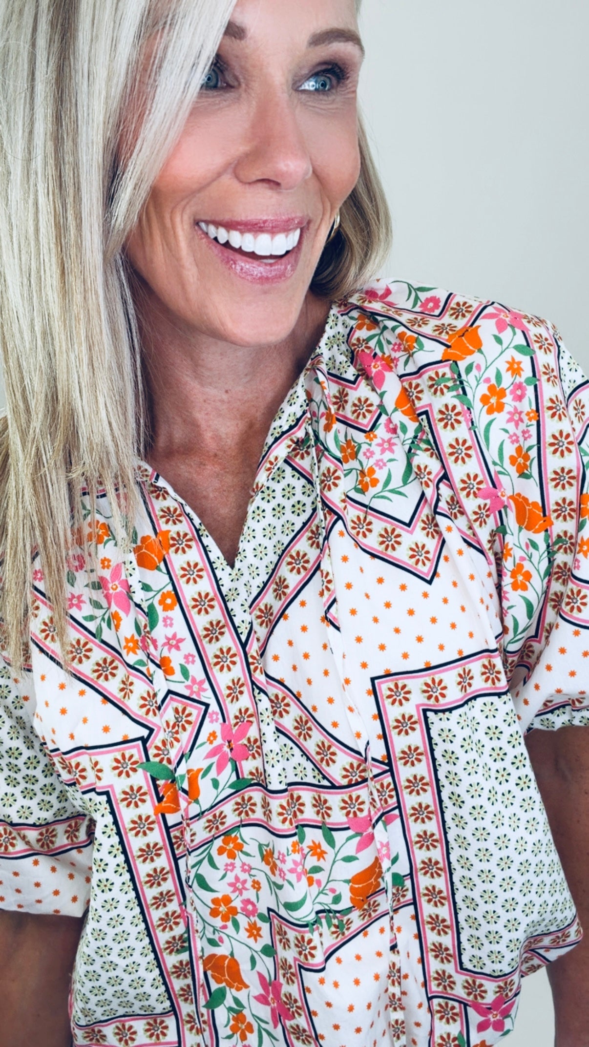Mosaic Bloom Top