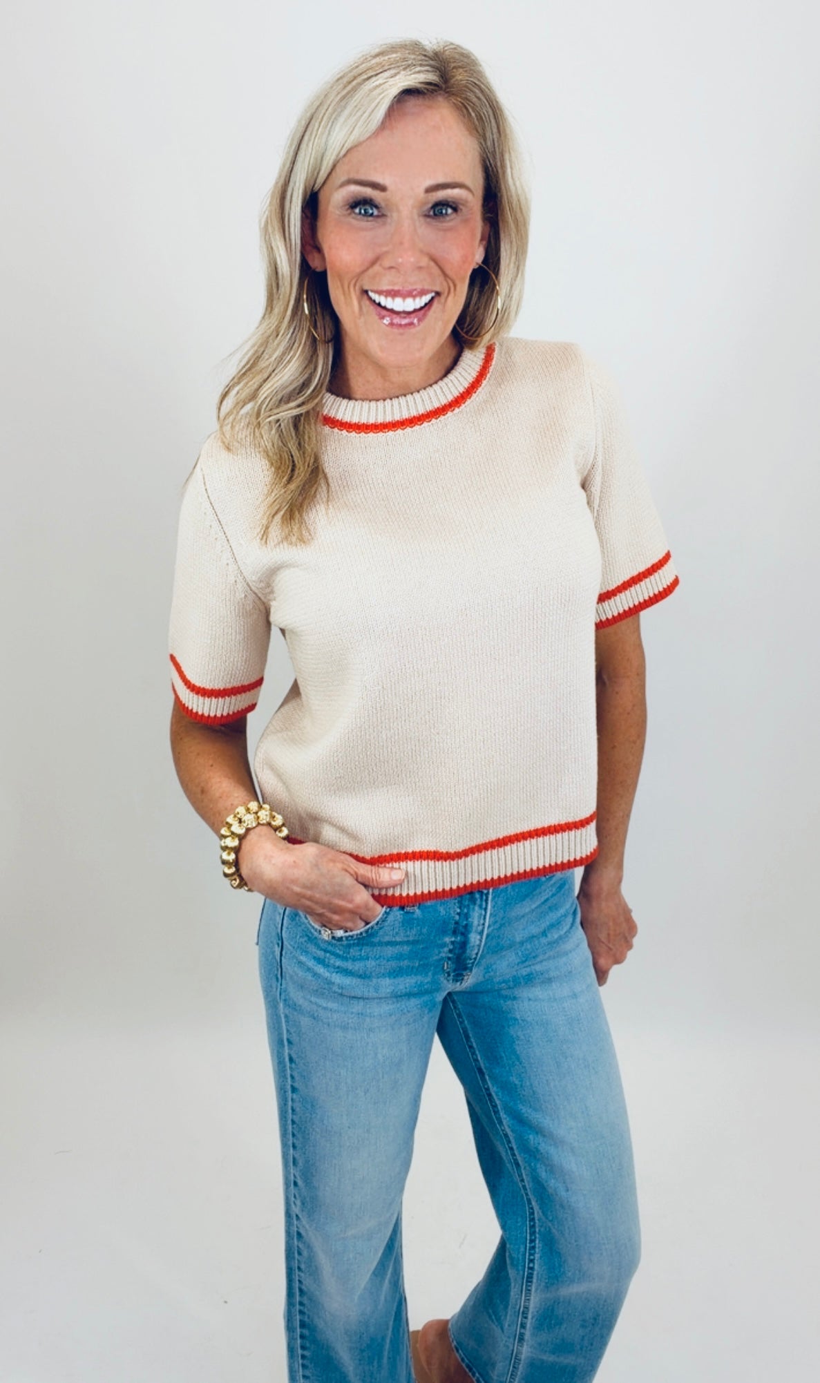 Poppy Play Knit Top