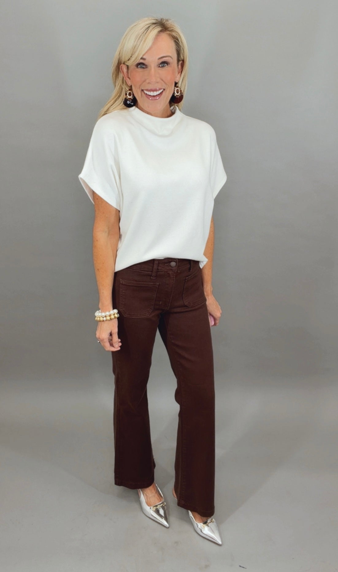 Espresso Patch Pocket Jean