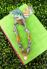 Fleurish Scarf Necklace