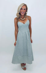 Basque Beauty Dress (green)