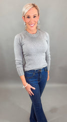 Starlit Collar Knit (grey)