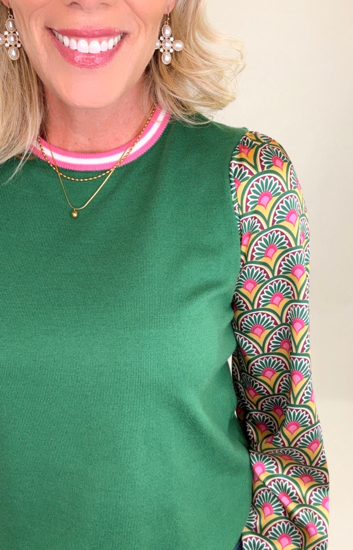 The Brit Top (green)