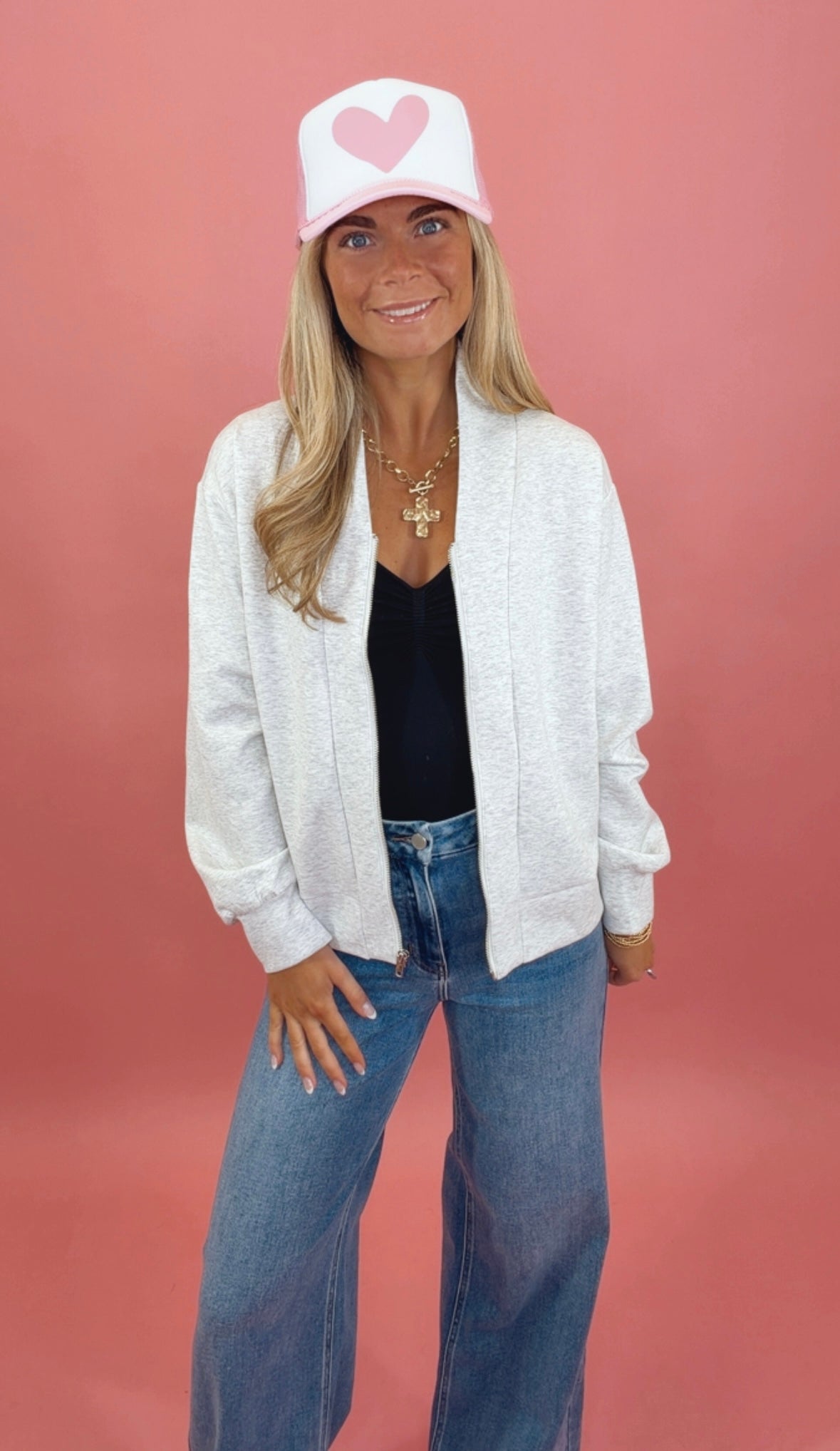 Cute & Casual Zip Jacket