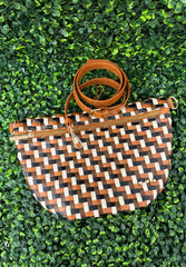 Diagonal Woven Bum Bag