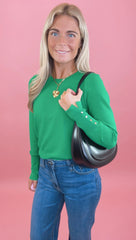 Low-Key Luxe Sweater (green)