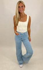 The Palazzo Jean (lt denim)