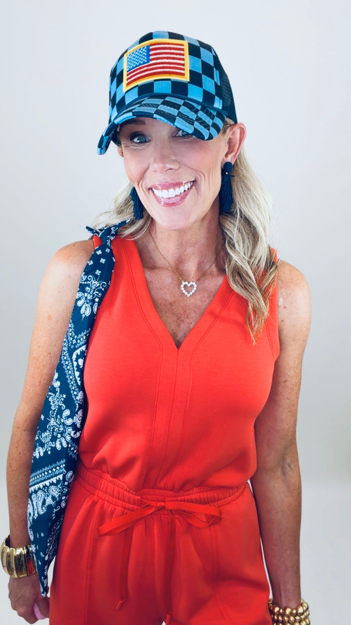 Weekend Reset Romper (red)