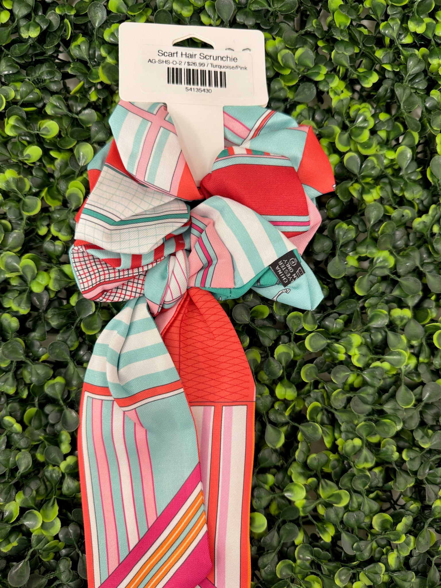 Polo Scarf Scrunchie