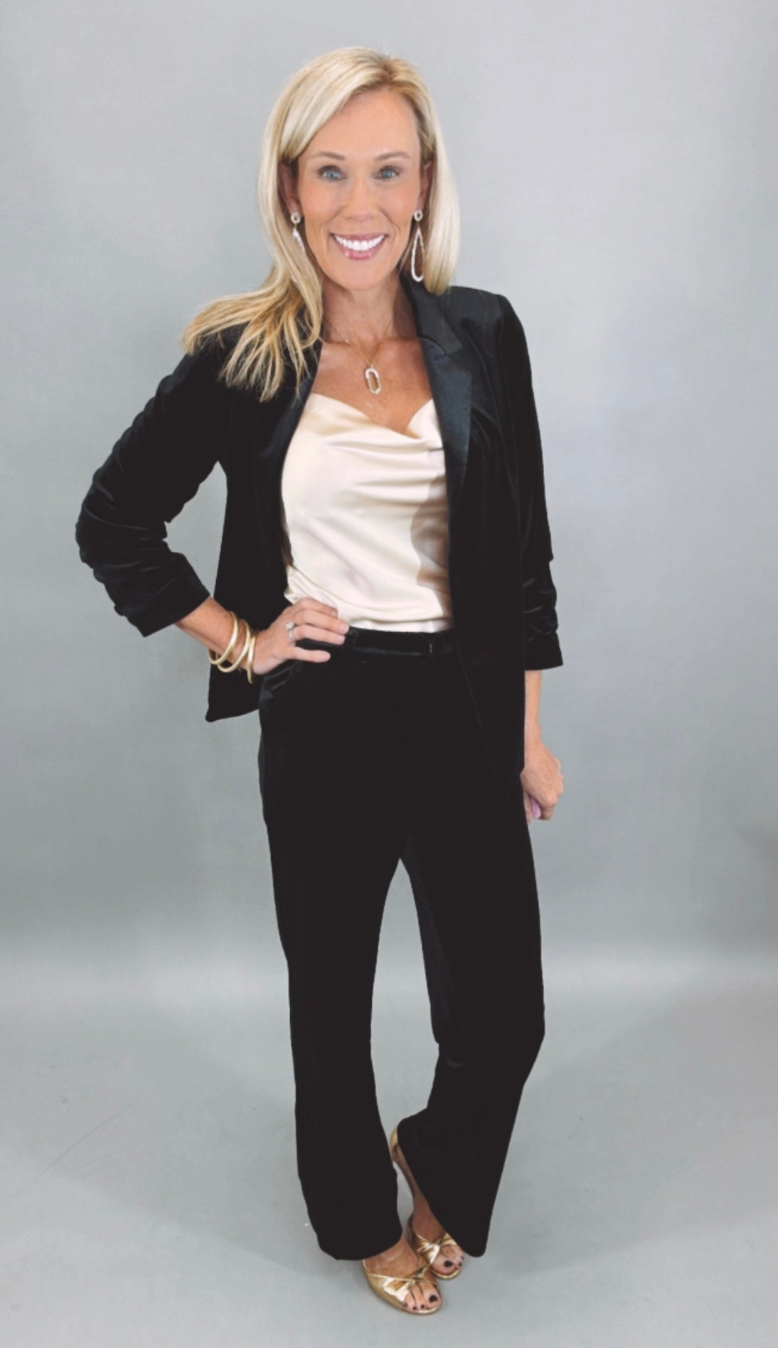 Savoy Velvet Trouser (black)