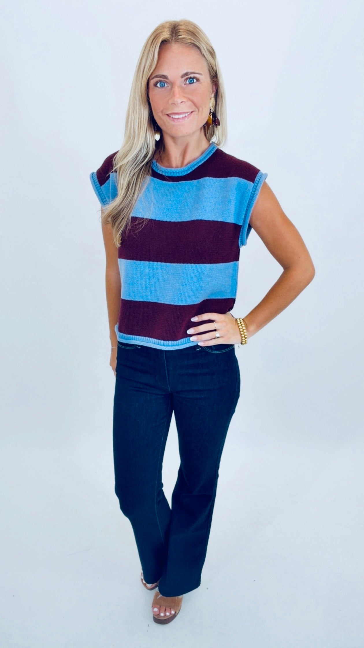 Cape Cottage Sweater (slate blue)