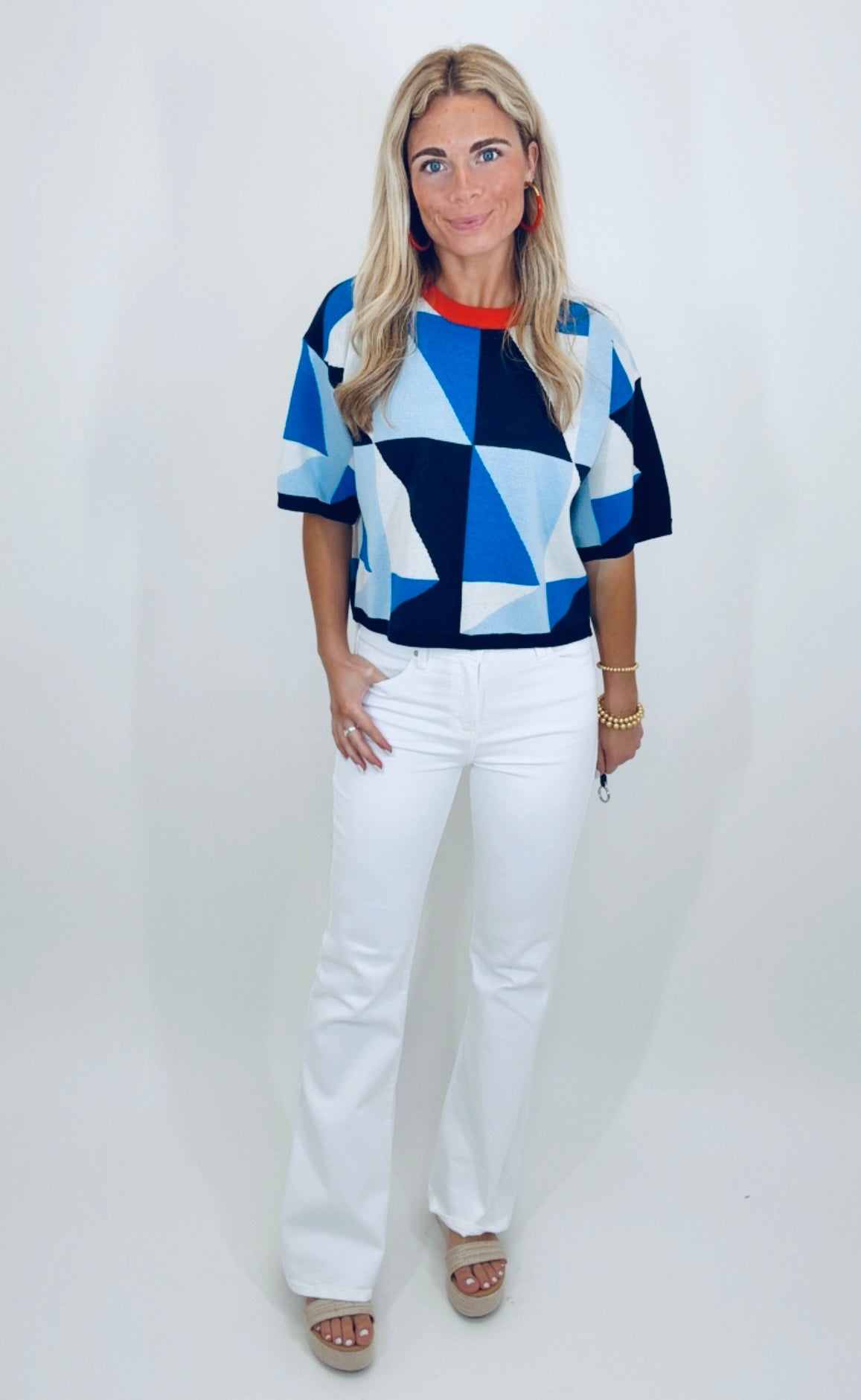 Sapphire Prism Sweater