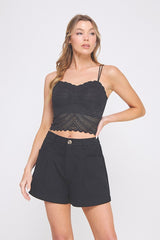 Lace Encounter Bralette (black)
