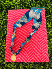 Coastline Charm Scarf Necklace