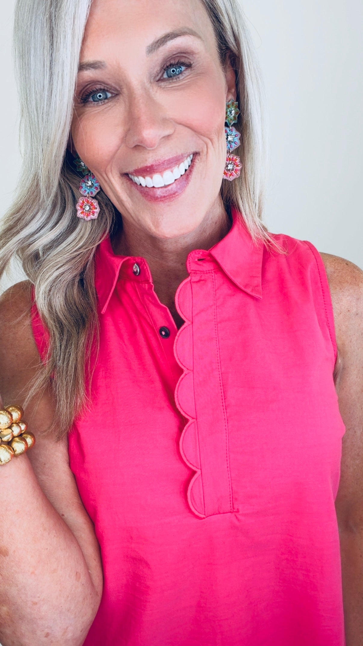 Amalfi Afternoon Dress (hot pink)