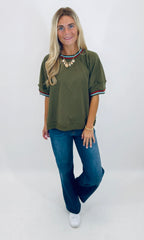 The Avenue Top (olive)