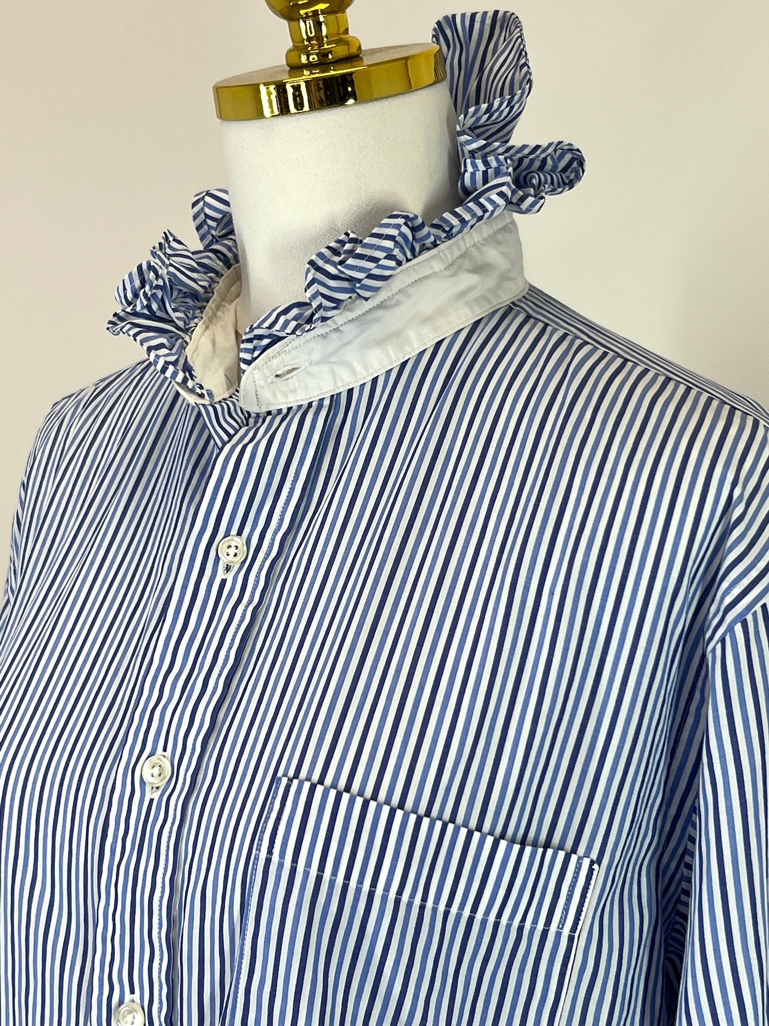 Second Story Shirt (LandsEnd/StrBl/M)