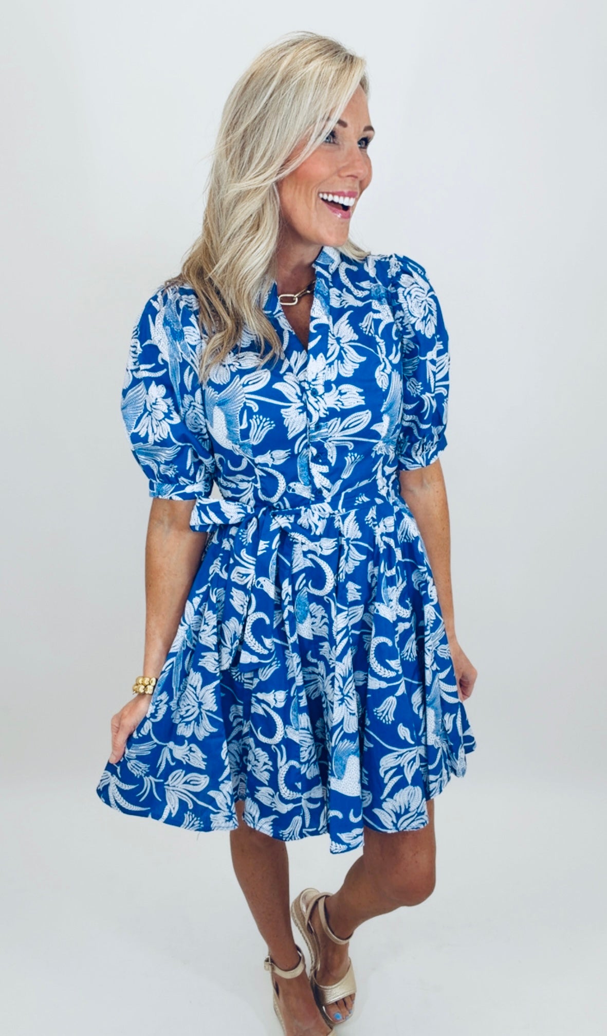 Blue Willow Dress