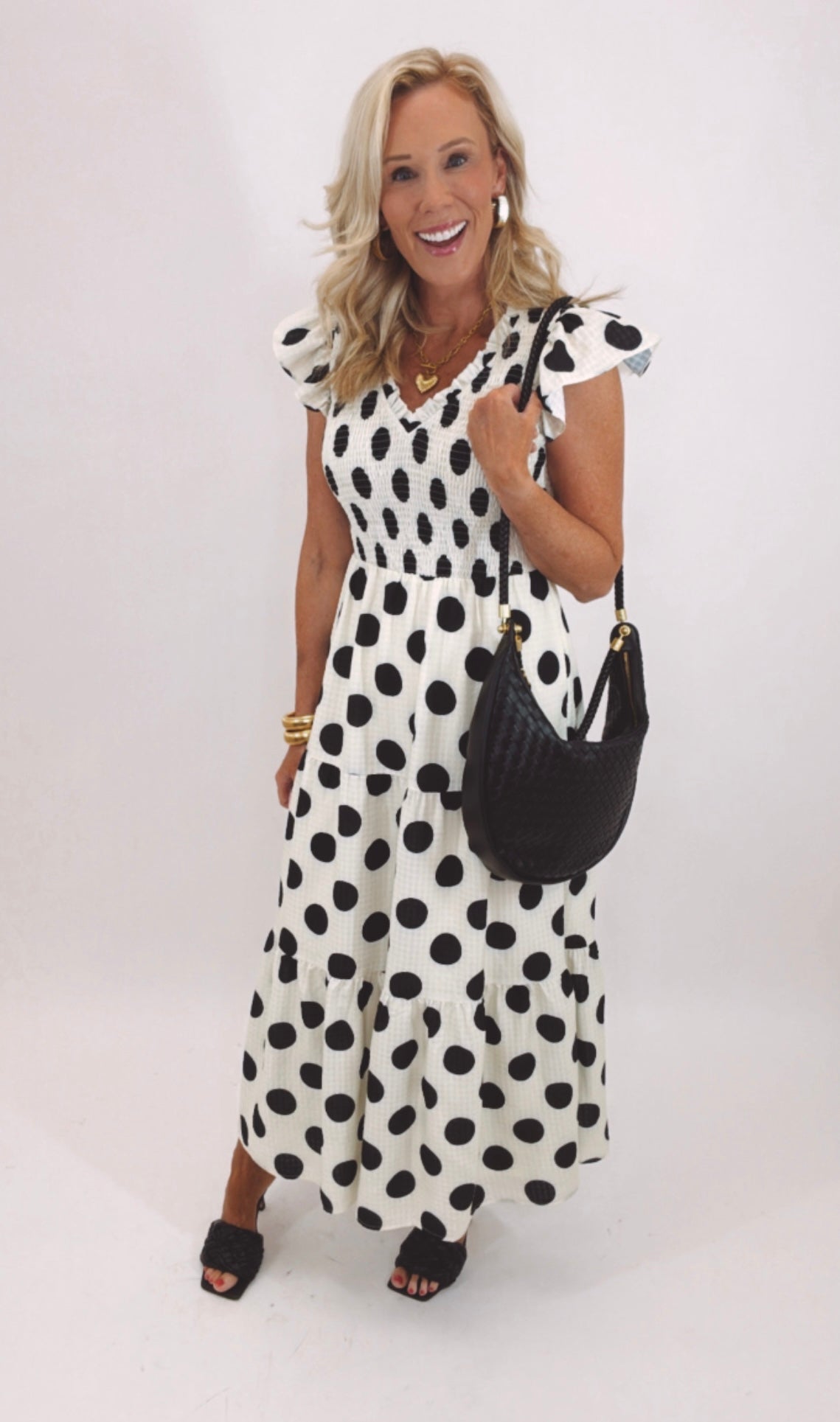 Dot Dot Maxi Dress