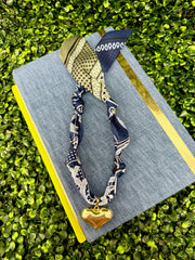 Sideline Spark Scarf Necklace