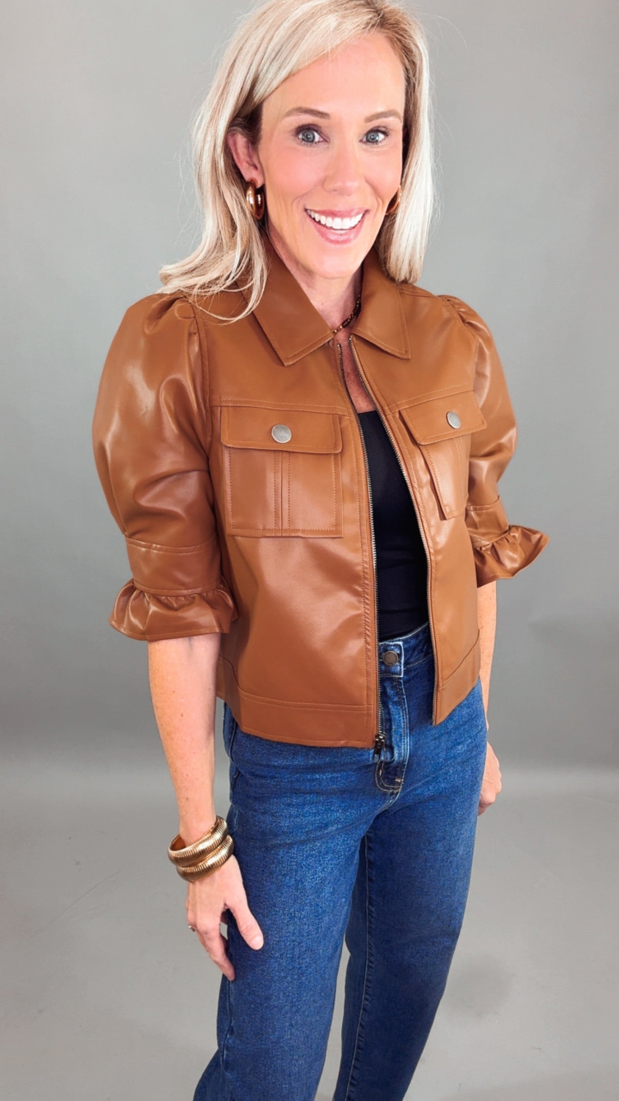 Cognac Code Jacket