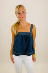 Indigo Breeze Top