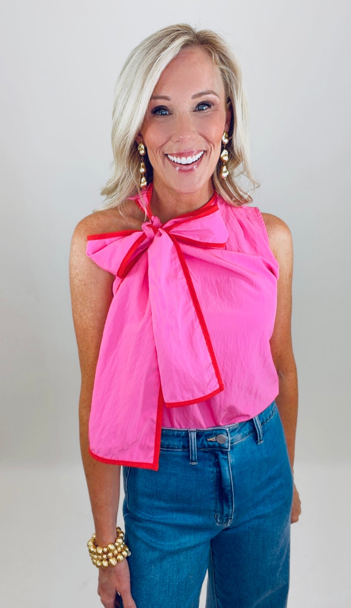 Tie the Knot Top (hot pink)