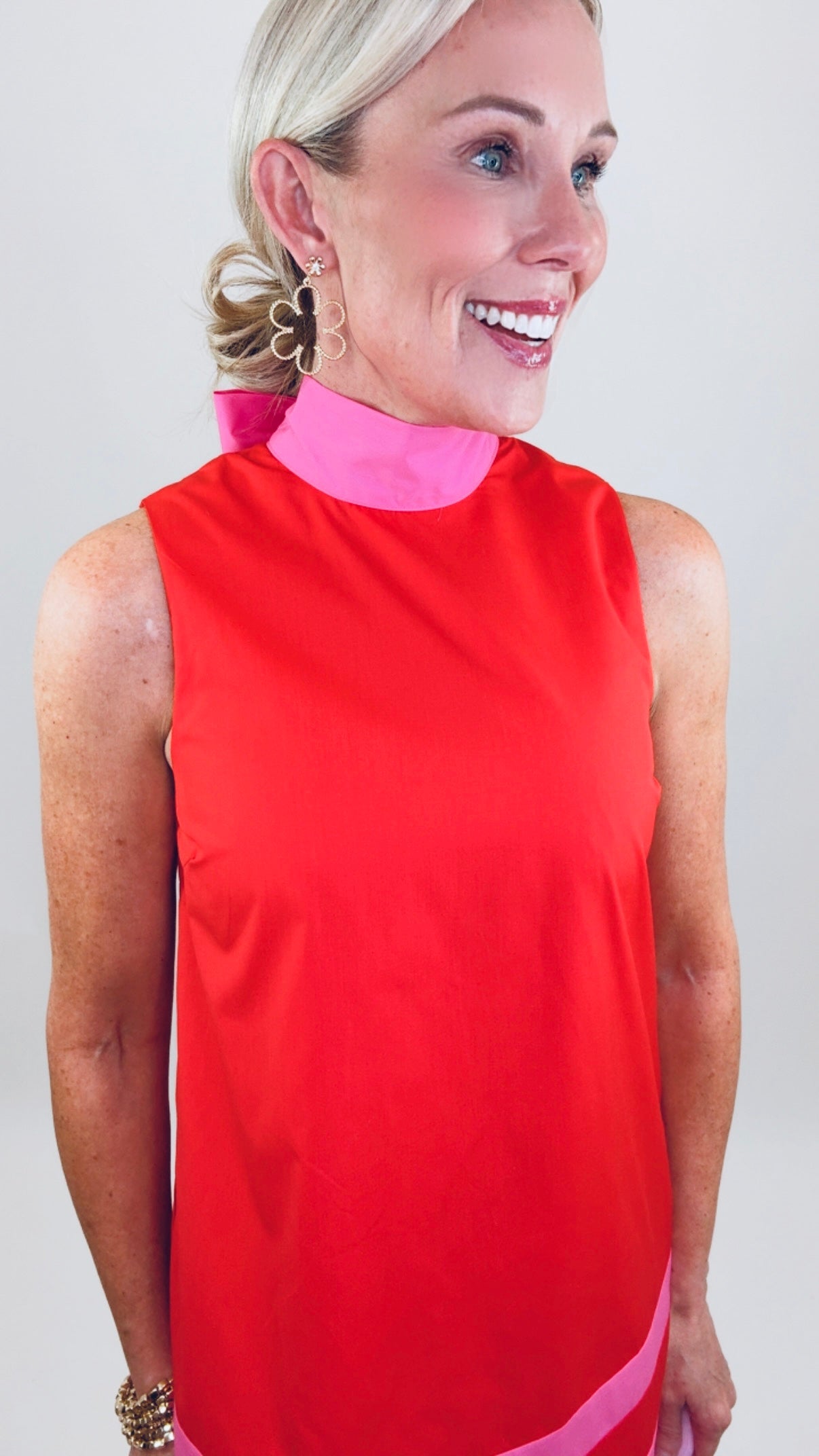 Tied & True Dress (red)