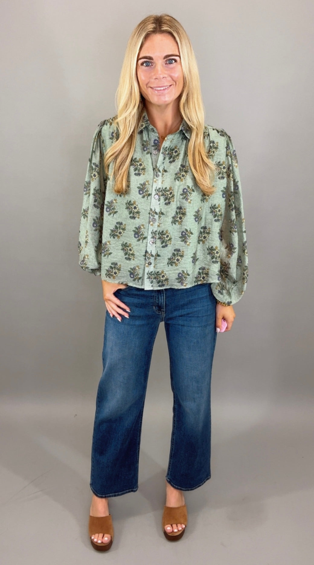 Fernfield Blouse (green)