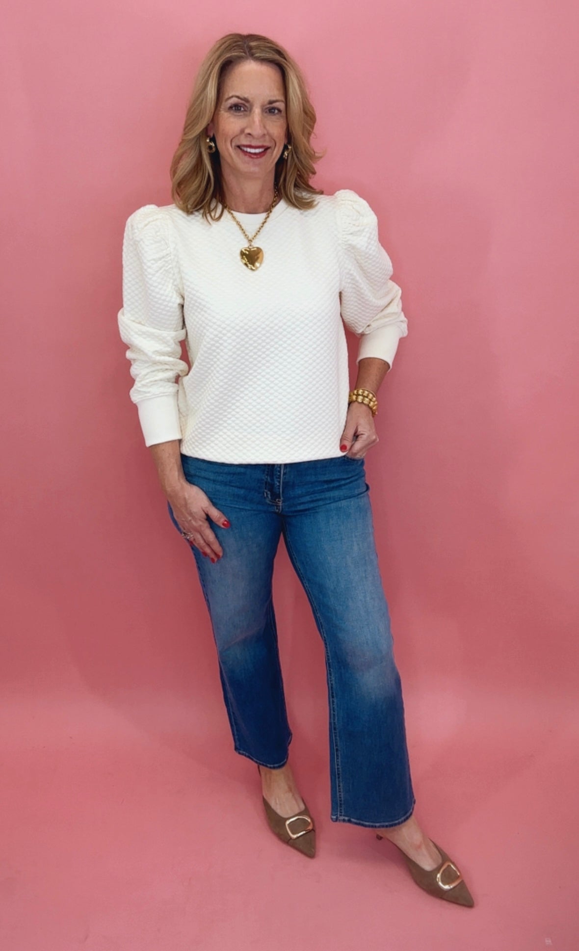 Cozy Couture Sweatshirt (ivory)