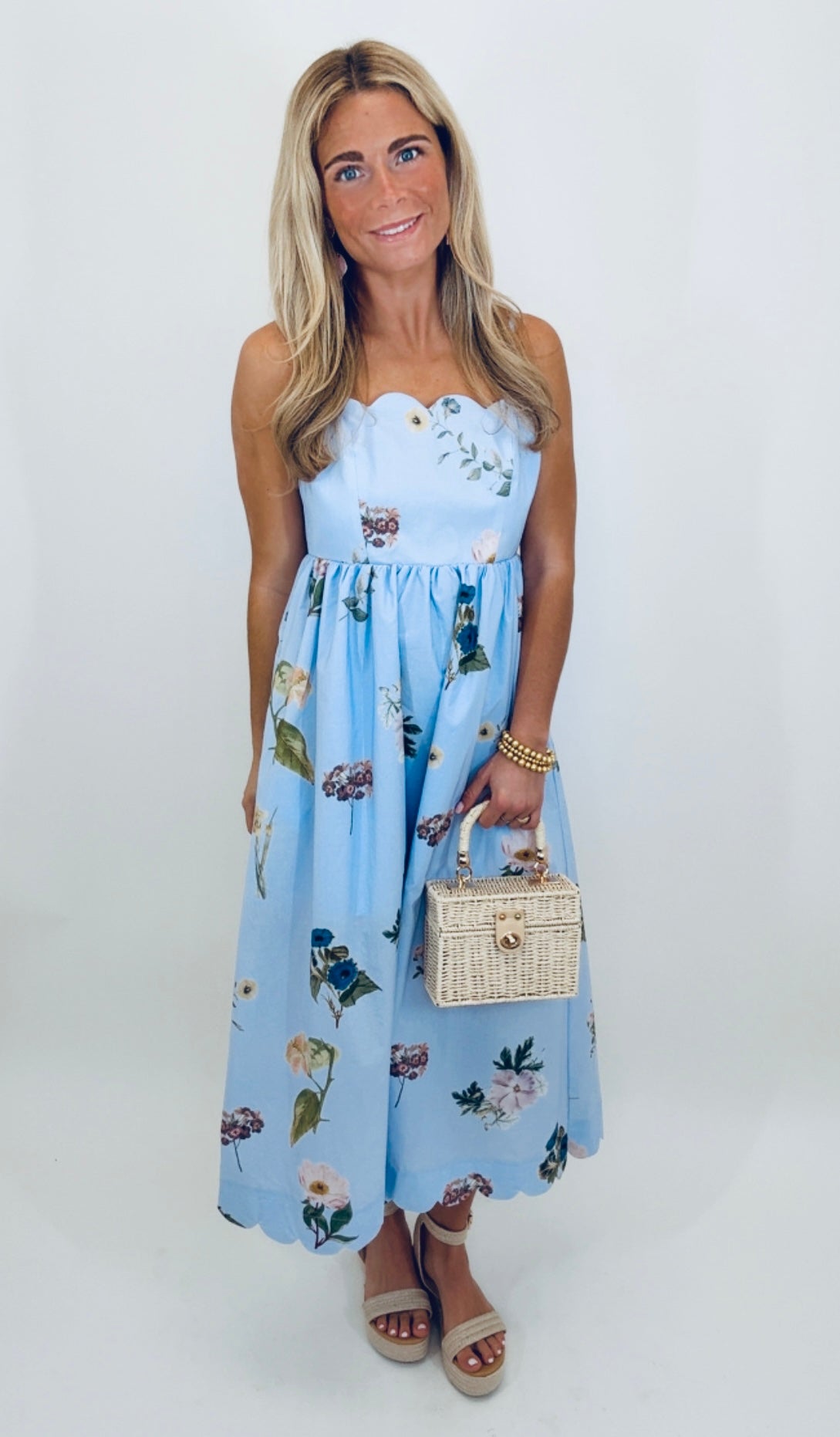 Petals & Plans Midi Dress
