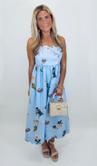 Petals & Plans Midi Dress