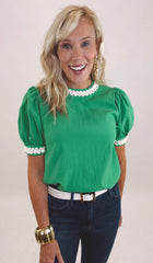 Twist & Trim Top (green)