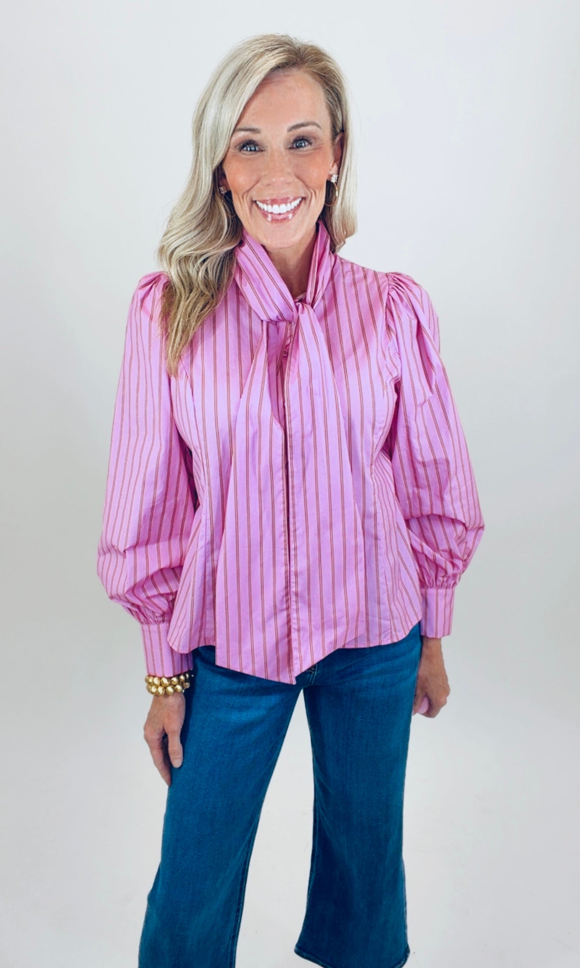 Stripe a Pose Top