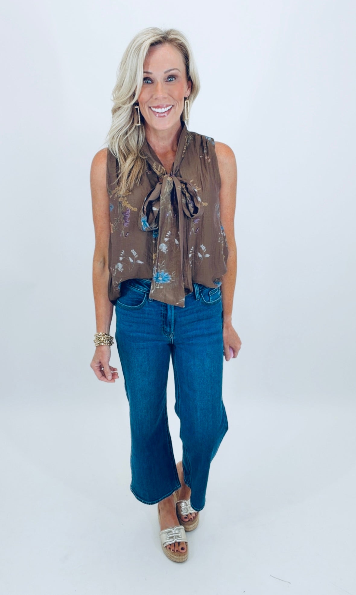 Slim Wide Leg (dark denim)