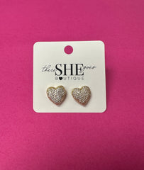 Puff Heart Earring