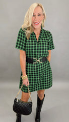 Timeless Tweed Dress (green)