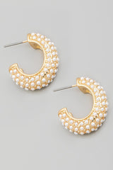 Posh Pearl Hoop