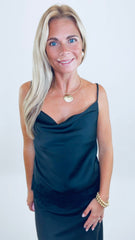 Lace & Luxury Top (black)