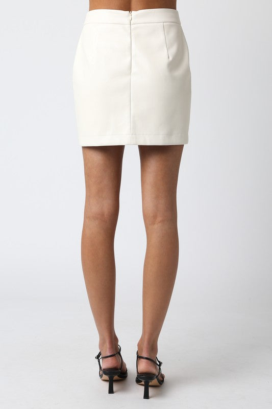 Audrey Mini Skirt (cream)