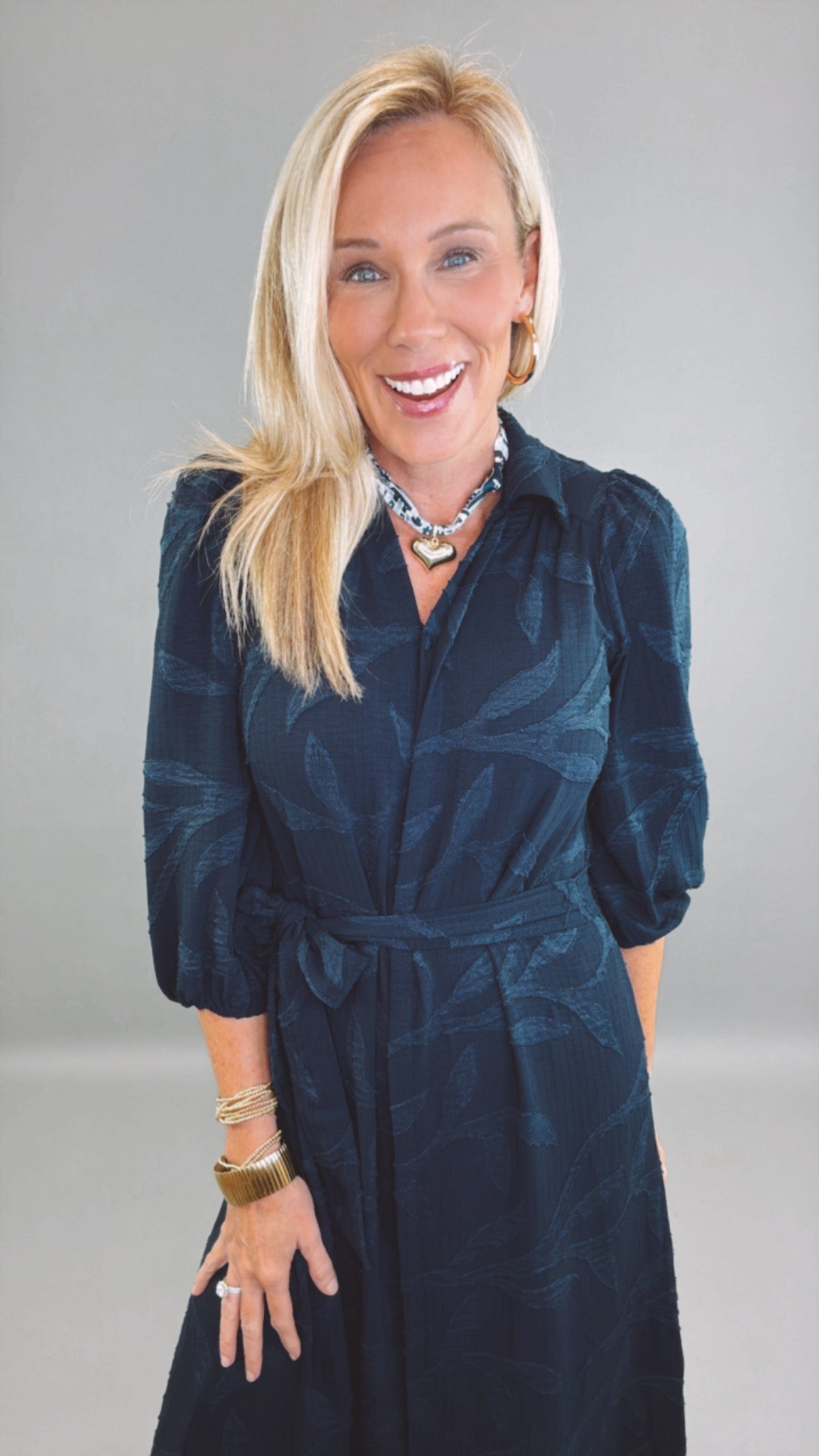 Midnight Botanica Dress