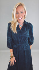 Midnight Botanica Dress