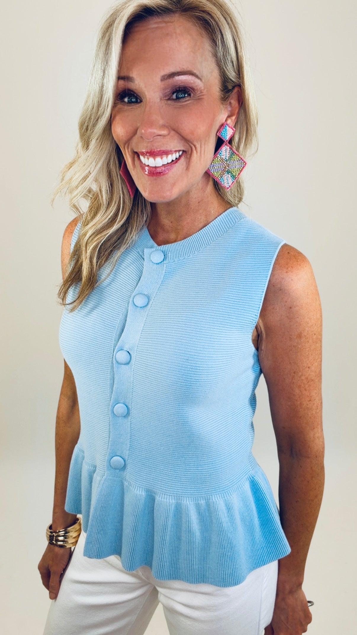 Styled Silhouette Top (blue)