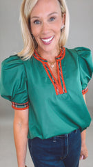 Highland Holiday Top (green)