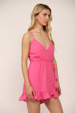 The Margo Romper (hot pink)
