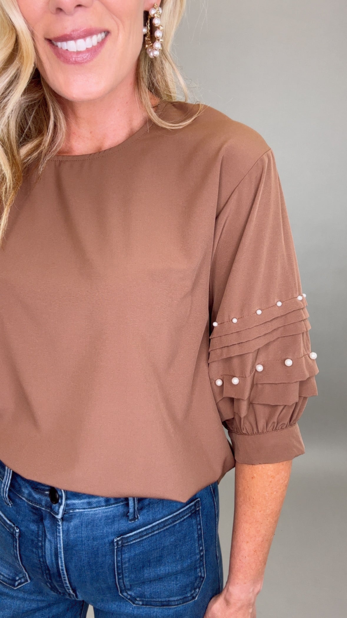 Betty Top (brown)