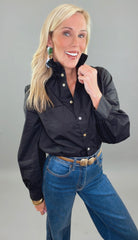 Collar Couture Top (black)