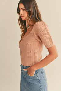 The Autumn Sweater (dusty rose)